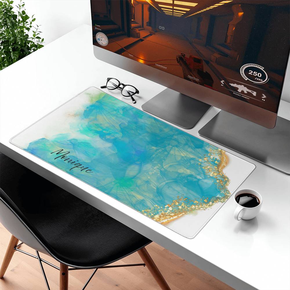 Blue Serenity Desk Mat