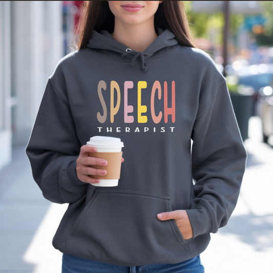 Boho Speech Therapist Hoodie