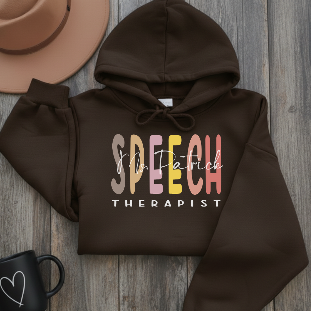 Boho Speech Therapist Hoodie