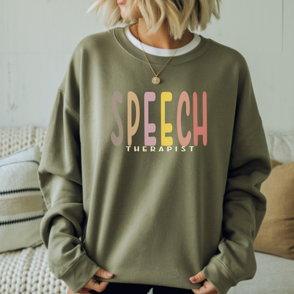 Boho Speech Therapist Sweatshirt